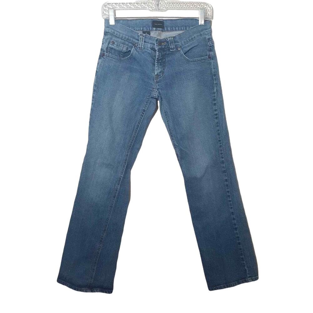 The Limited womens boot cut jeans 2R blue stretch denim 6.5" rise 30" inseam Y2K